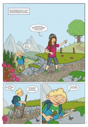 Auszug aus dem LOWA-Kids-Comic