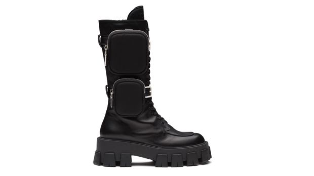 Der Monolith-Boot von Prada war im vierten Quartal 2019 das drittbegehrteste Produkt in der Womenswear.